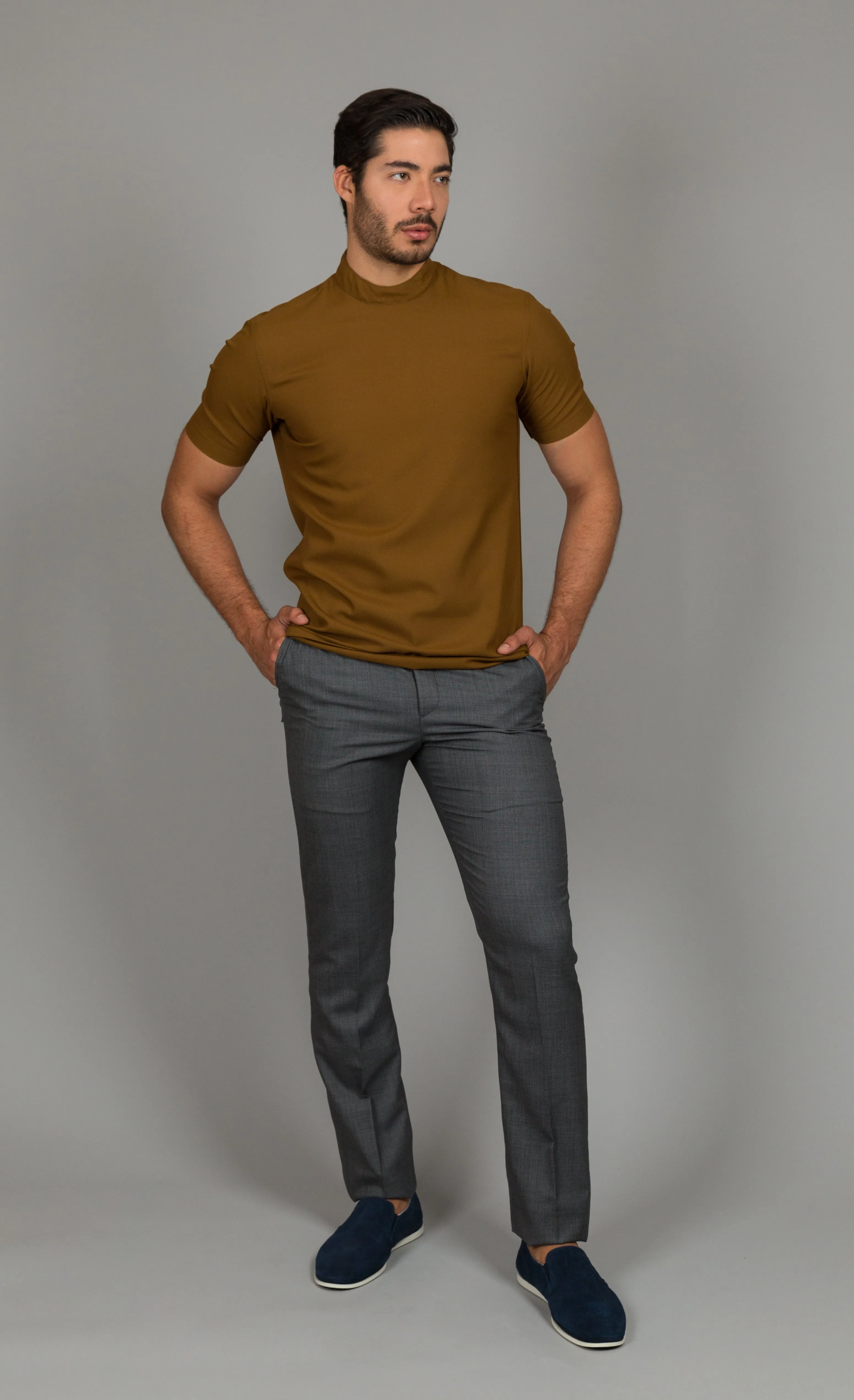 Straight Trousers with straight pockets
