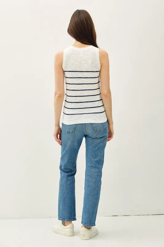 Striped Knit Tank