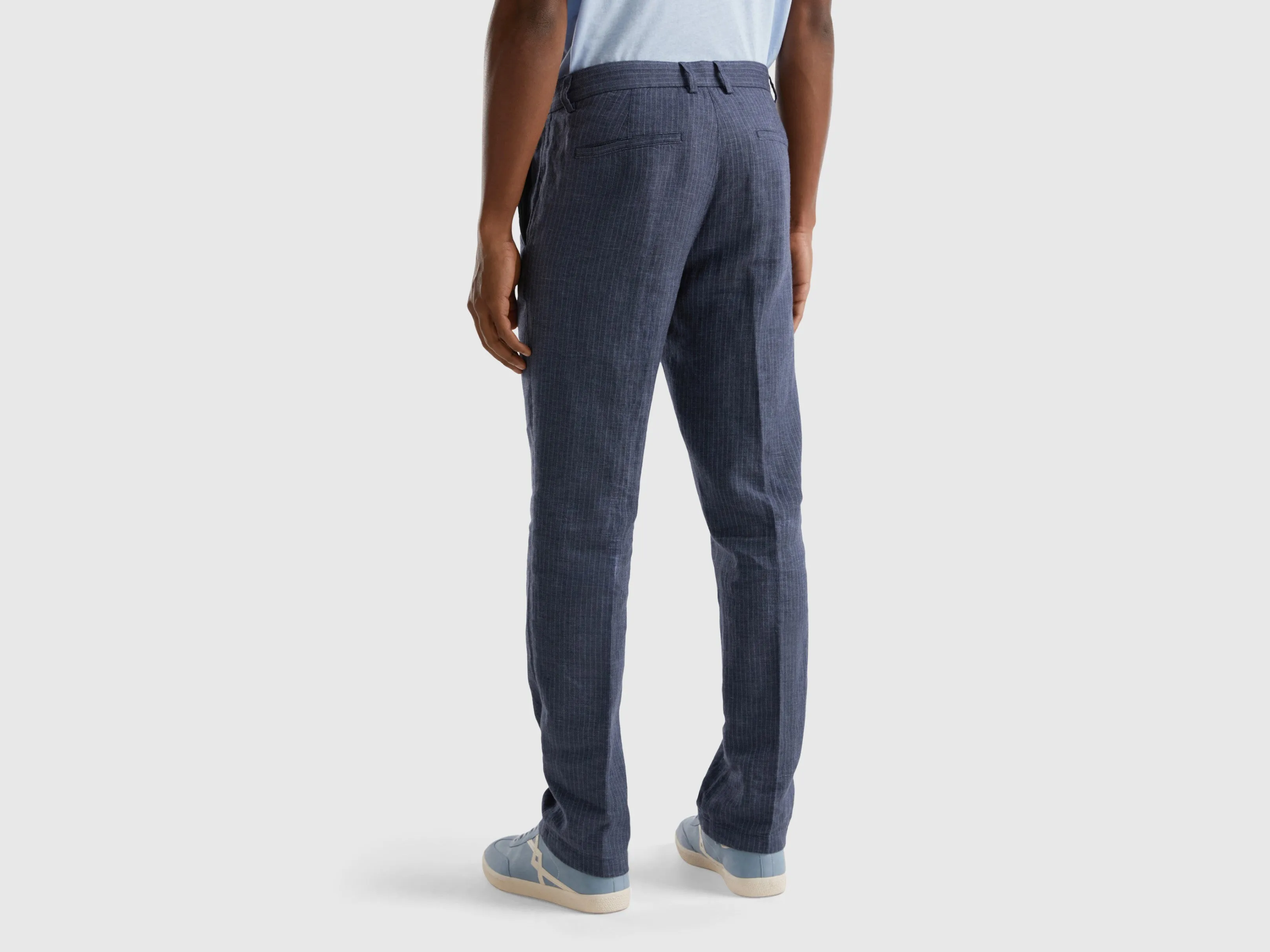 Striped Slim Fit Trousers