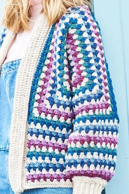 Stylecraft 9965 Crochet Granny Hexagon Cardigans