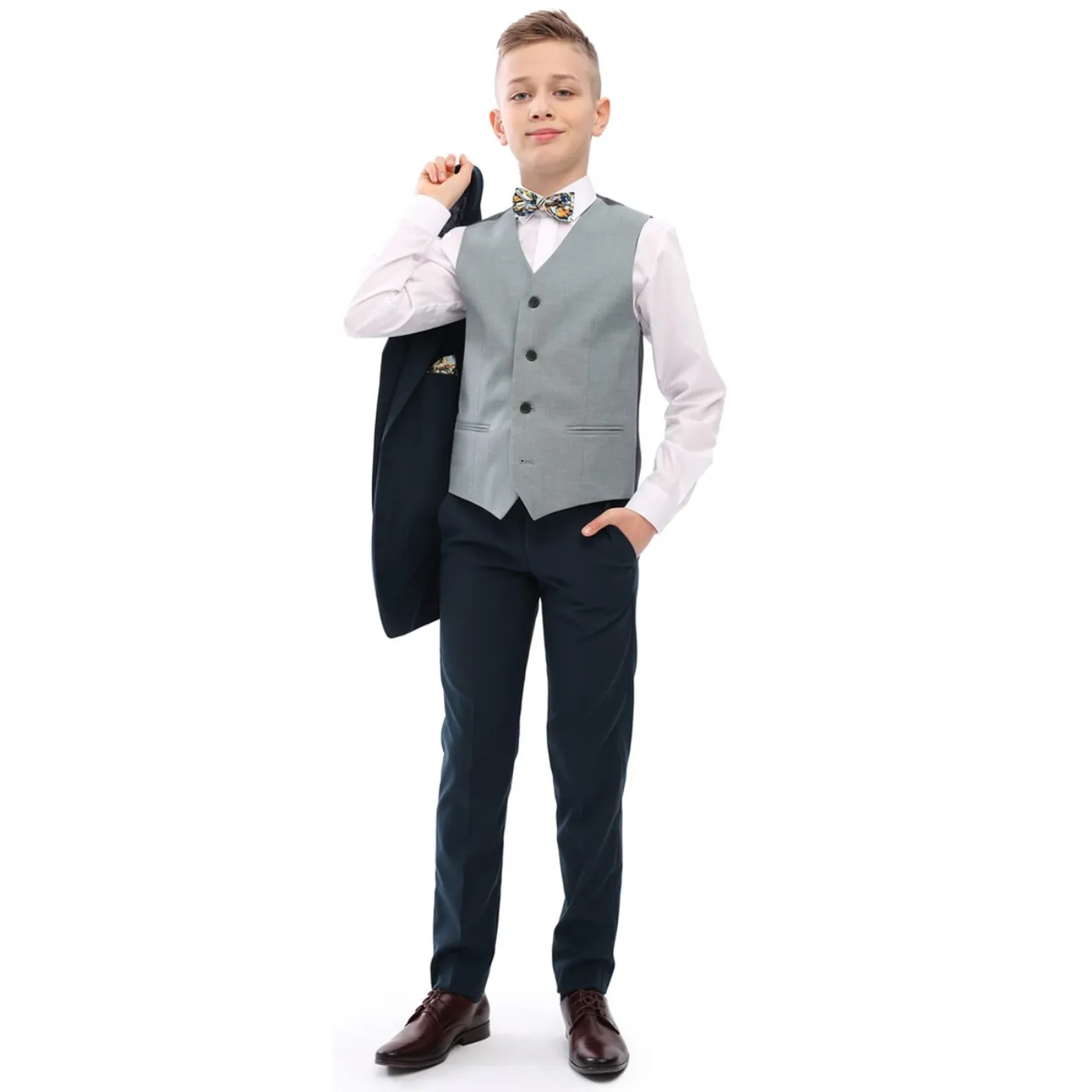 'Teo' 3 Piece Boys Suit - STANDAR