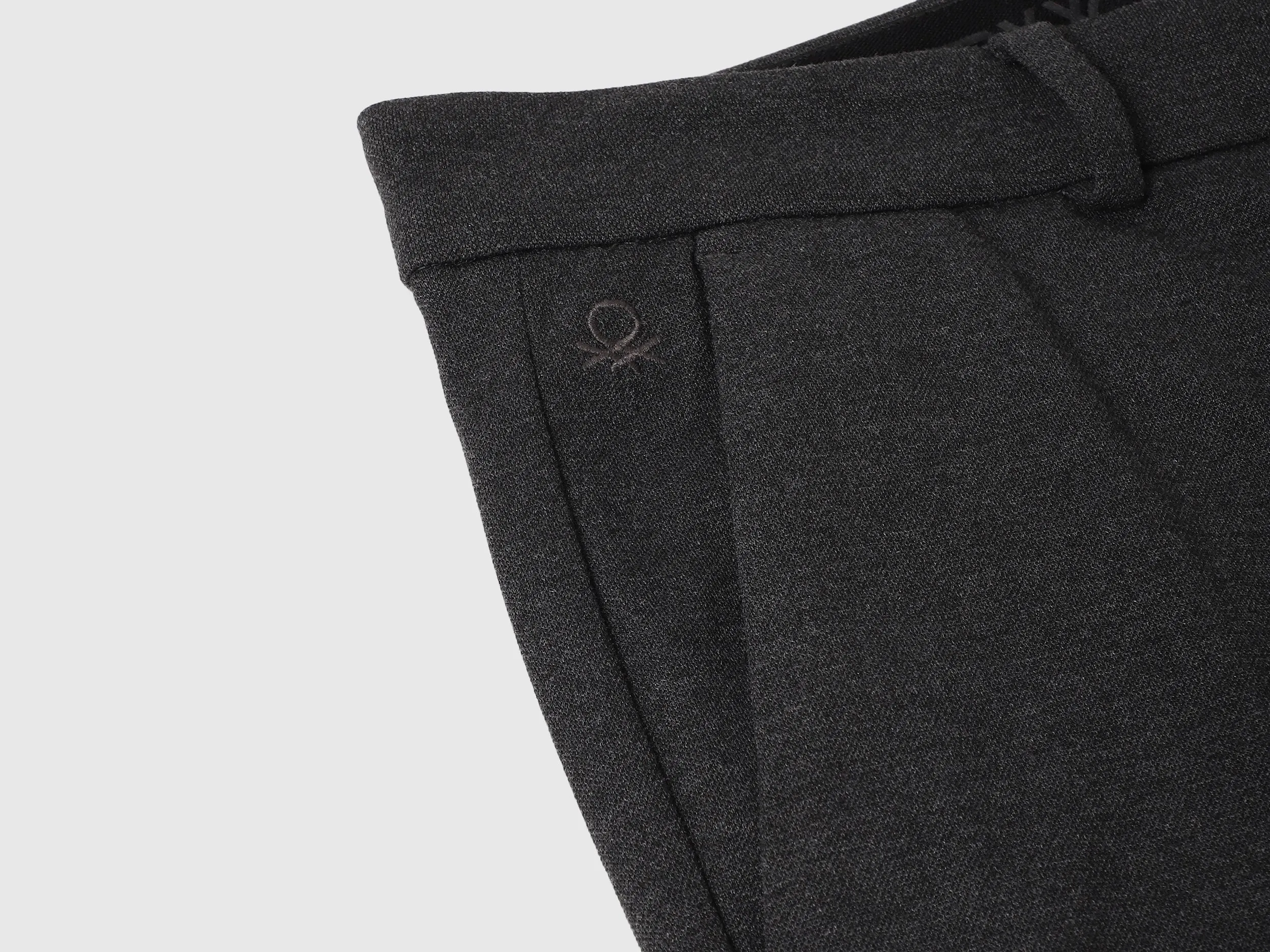 Textured Slim Fit Trouser