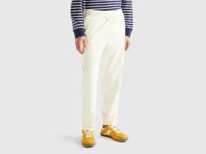 Textured Straight Fit Trousers