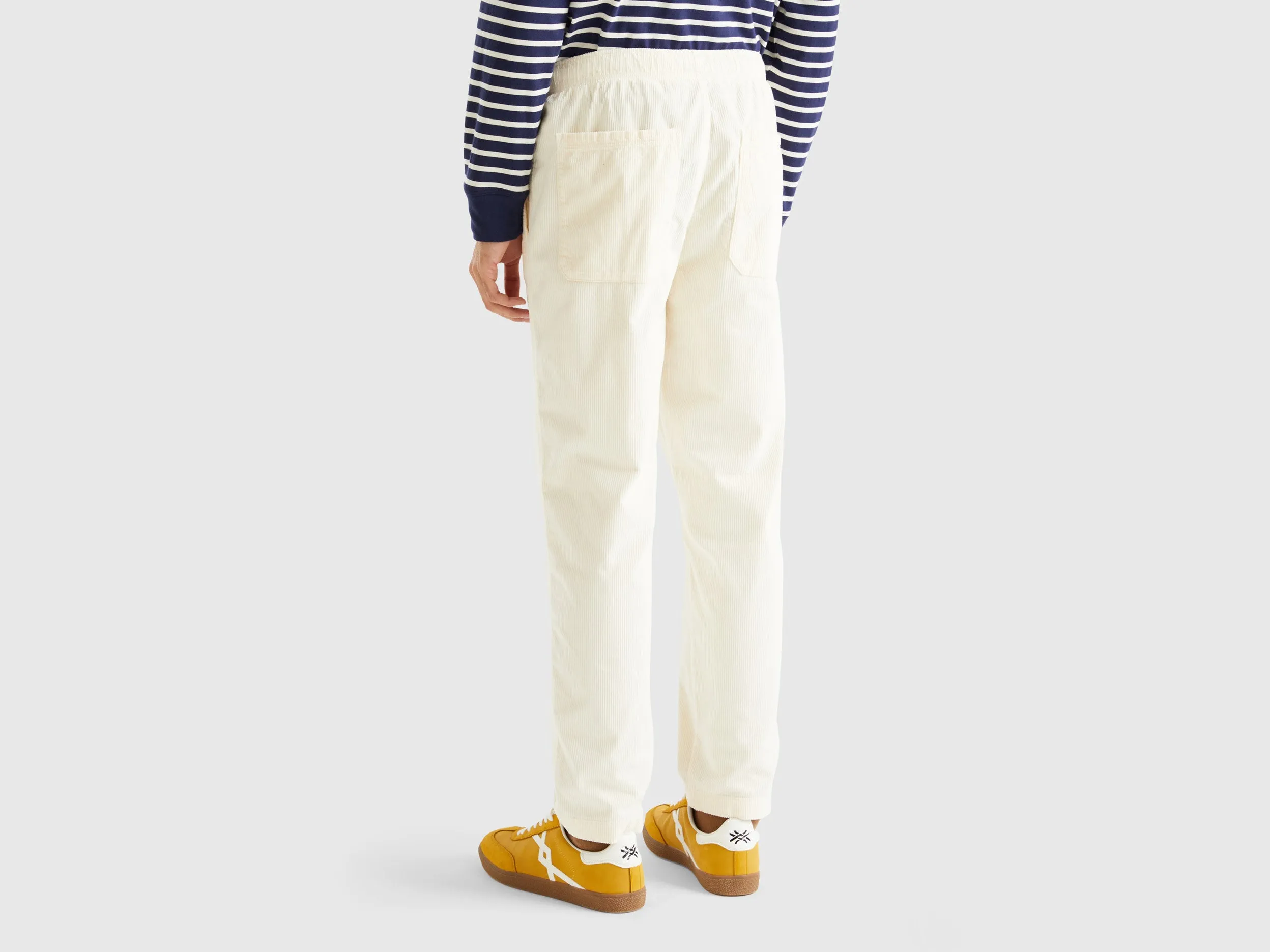 Textured Straight Fit Trousers