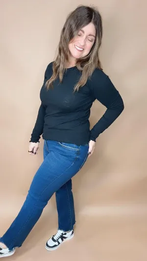 The Gwen Top in Black