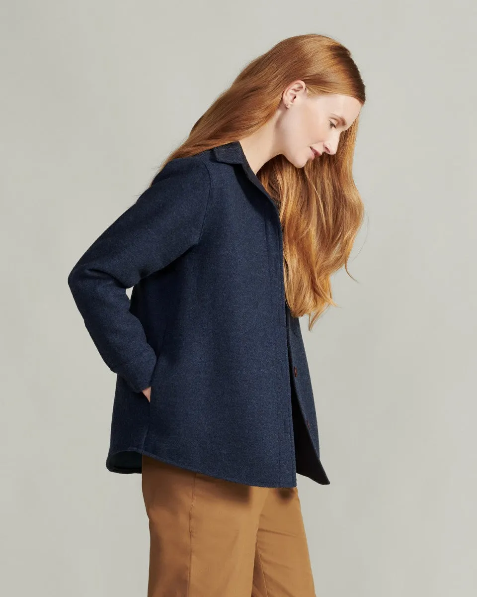 The Sechelt Shirt Jacket in Wool Cashmere