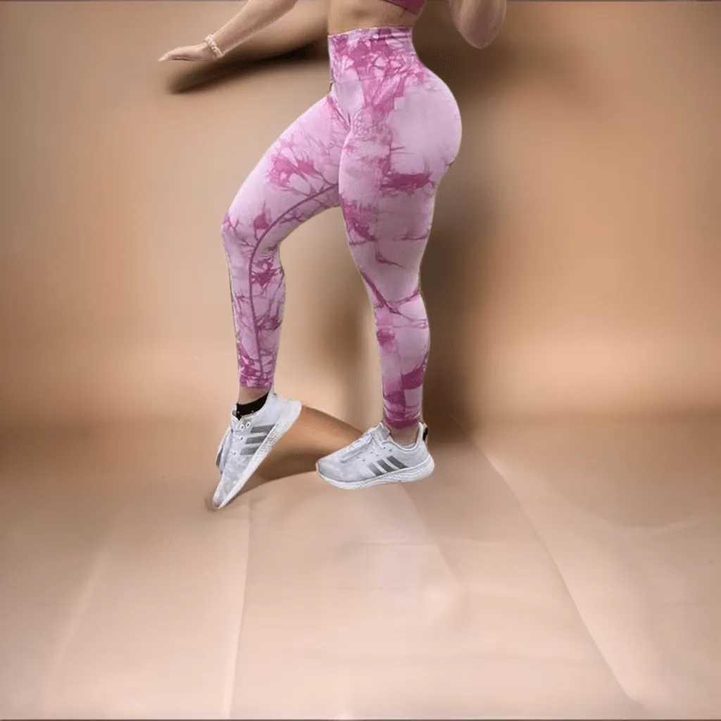 Tie Dye Leggings Women Fitness Yoga Pants