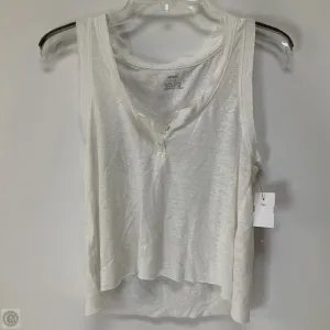 Top Sleeveless By Aerie In White, Size: S