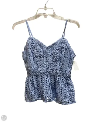 Top Sleeveless By Clothes Mentor In Blue, Size: S