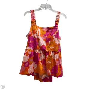 Top Sleeveless By Free Assembly In Pink, Size: Xl
