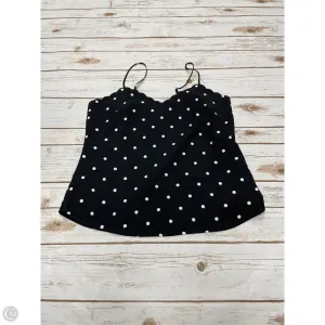 Top Sleeveless By J. Crew In Polkadot Pattern, Size: S