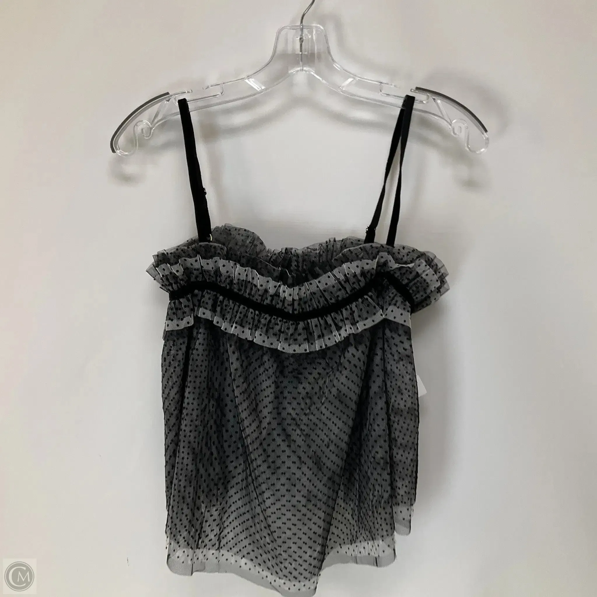 Top Sleeveless By Maeve In Polkadot Pattern, Size: L