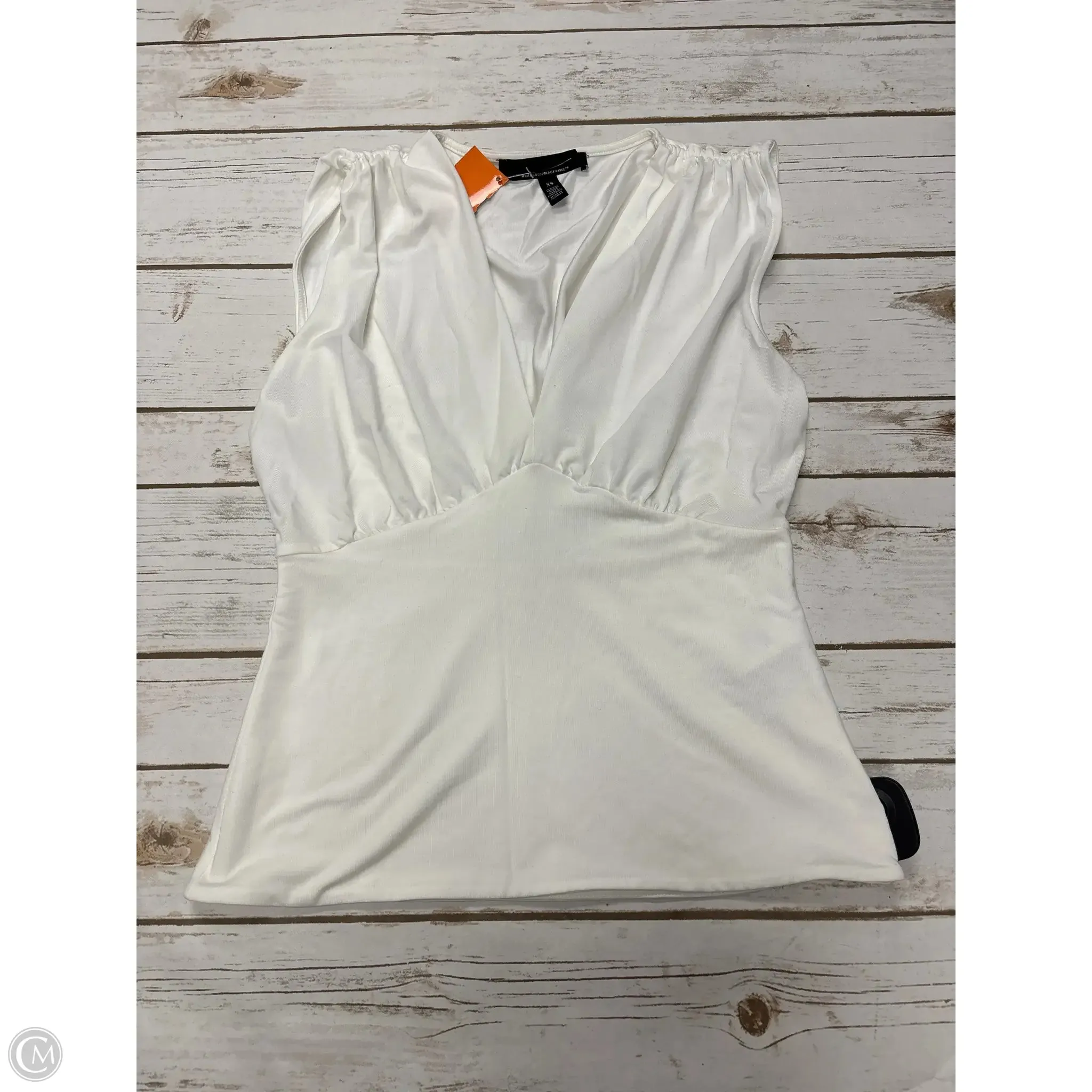 Top Sleeveless By White House Black Market In White, Size: Xs