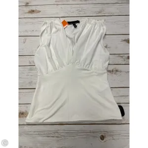 Top Sleeveless By White House Black Market In White, Size: Xs