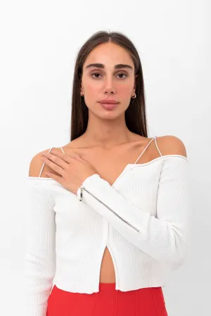 Tori Cutaway Off-Shoulder Top