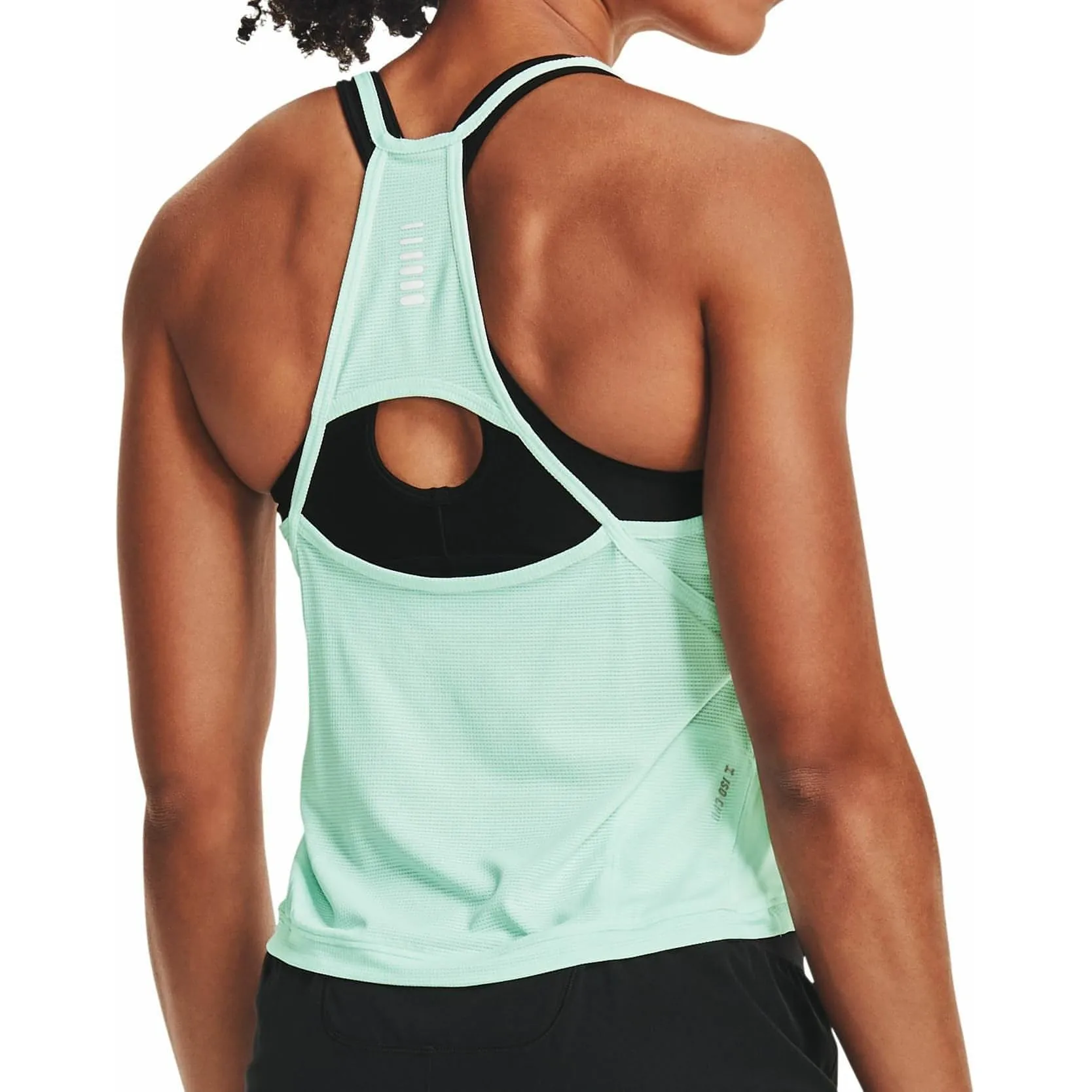 Under Armour Qualifier Iso-Chill Womens Running Vest Tank Top - Blue