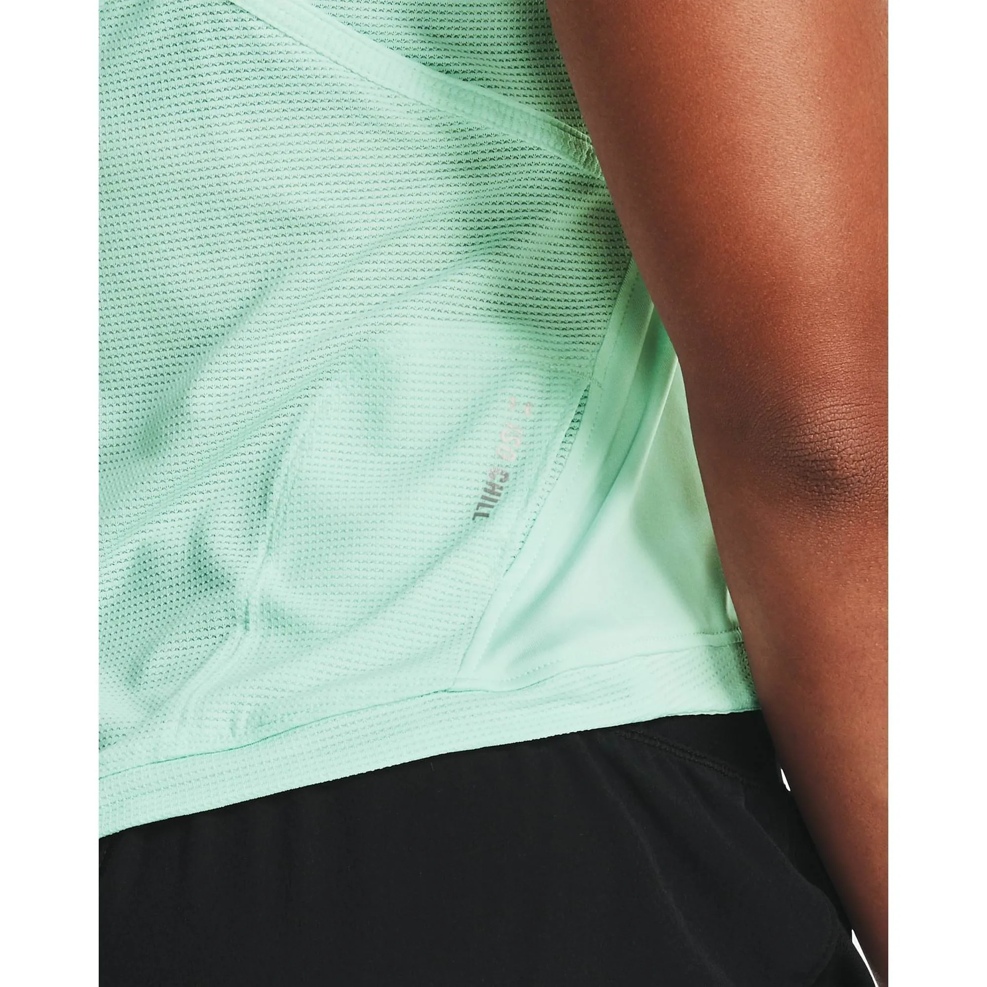 Under Armour Qualifier Iso-Chill Womens Running Vest Tank Top - Blue