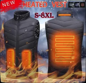 Unisex USB Powered Self-Heating Vest