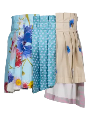Upcycled Pleated Skirt