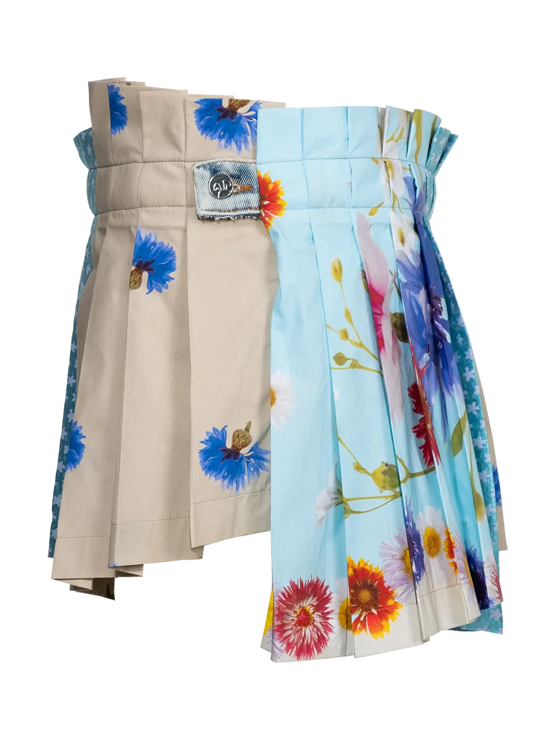 Upcycled Pleated Skirt
