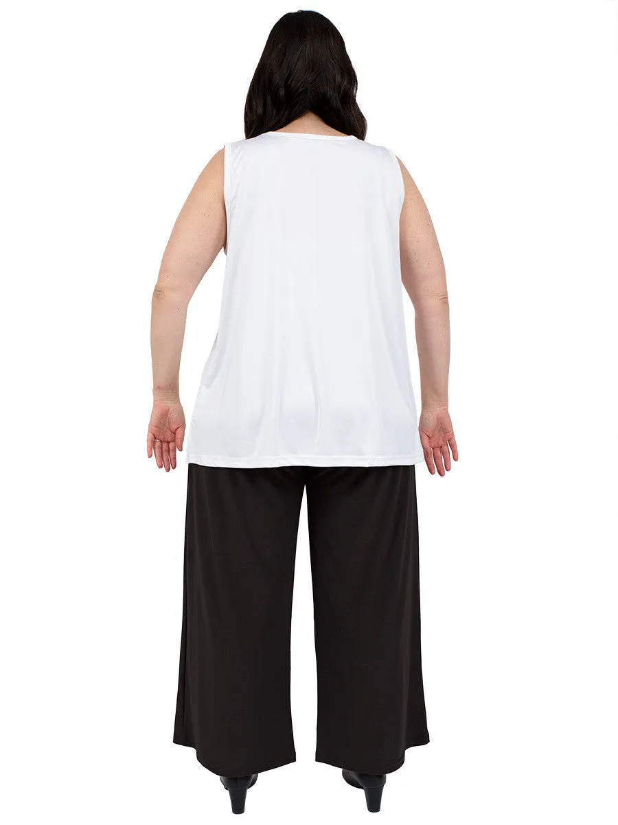 V-Neck Longline Cami - Ivory*