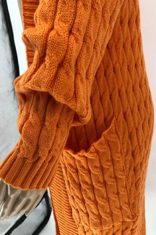Vibrant Maxi Sweater Cardigan
