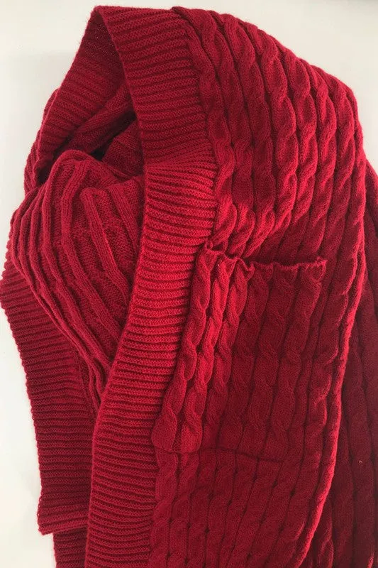 Vibrant Maxi Sweater Cardigan