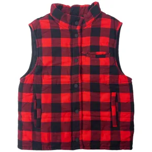 Vintage Stussy Checked Quilted Gilet Woman's Size S