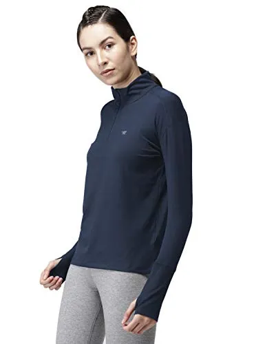 WC Right Women's T-Shirt (WOMENS-NAVY-THUMBCUT-TSHIRT-01-XL_Blue_X-Large)