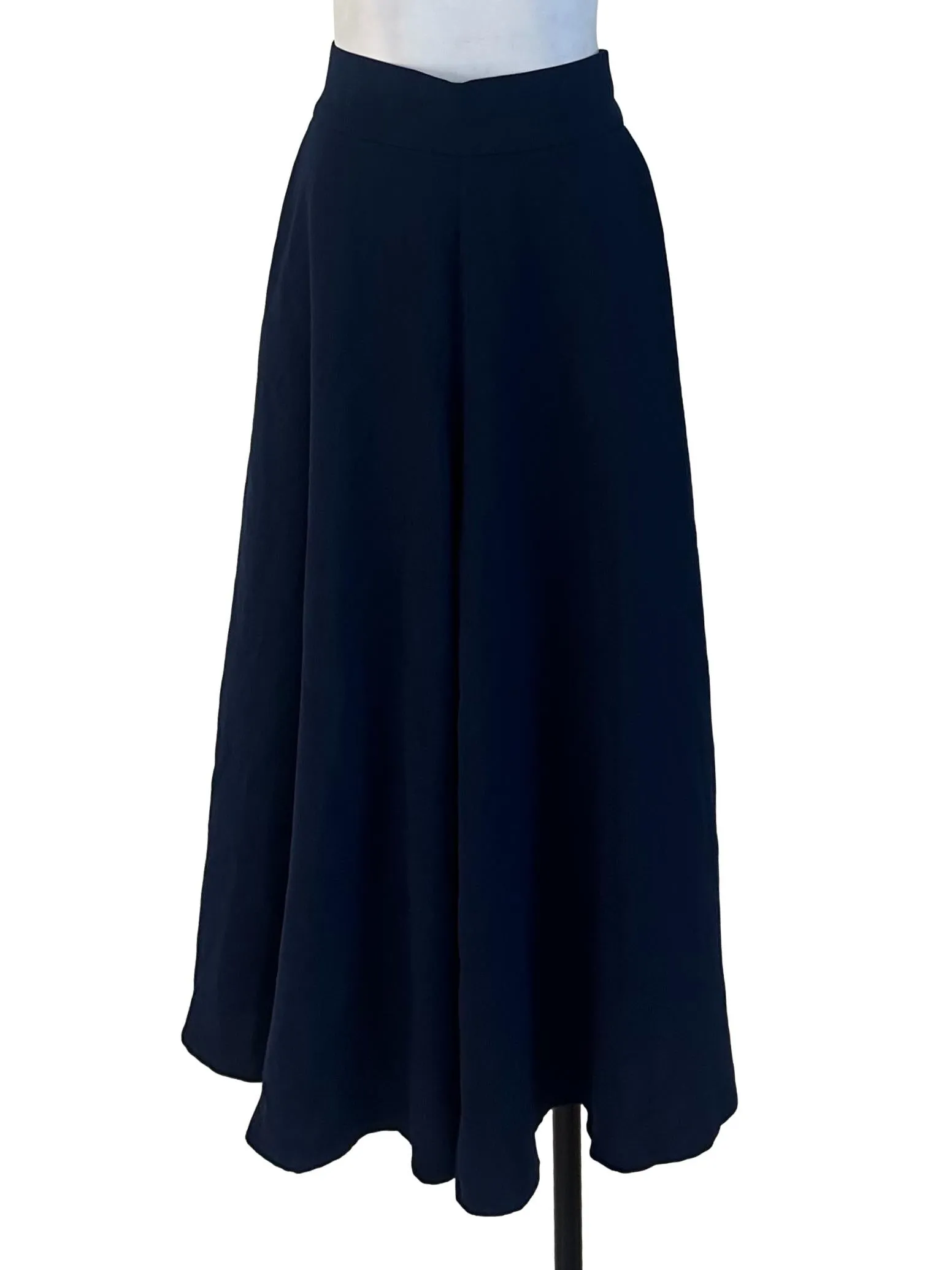 White Abstract Skirt