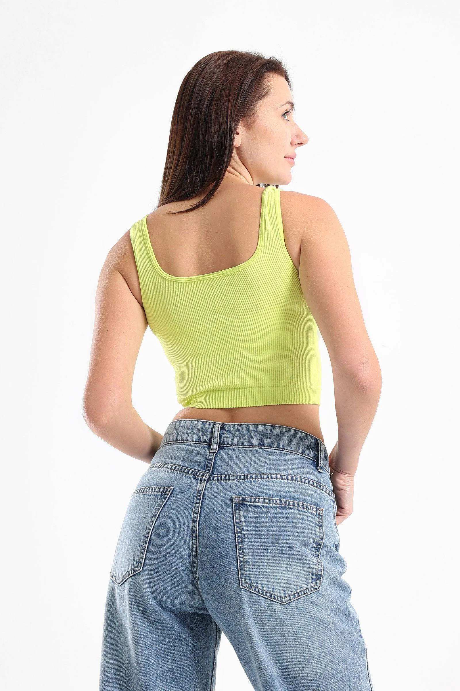 Wide Strap Crop Top
