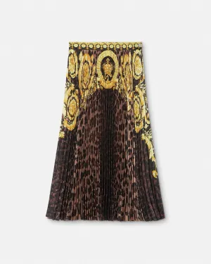 Wild Barocco Pleated Mini Skirt