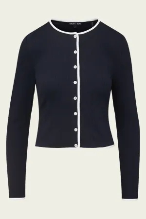 Wilmer Cardigan in Navy