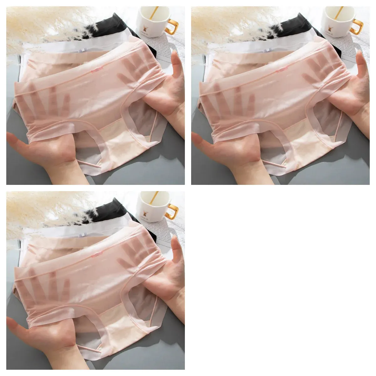 Women Thin Silky Panties