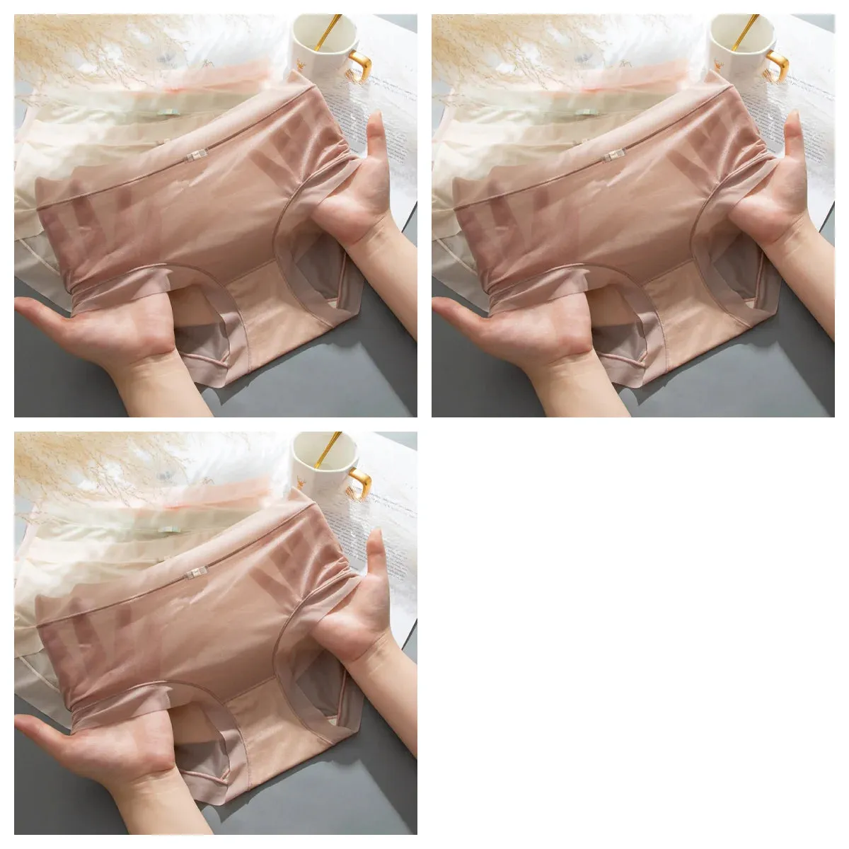 Women Thin Silky Panties