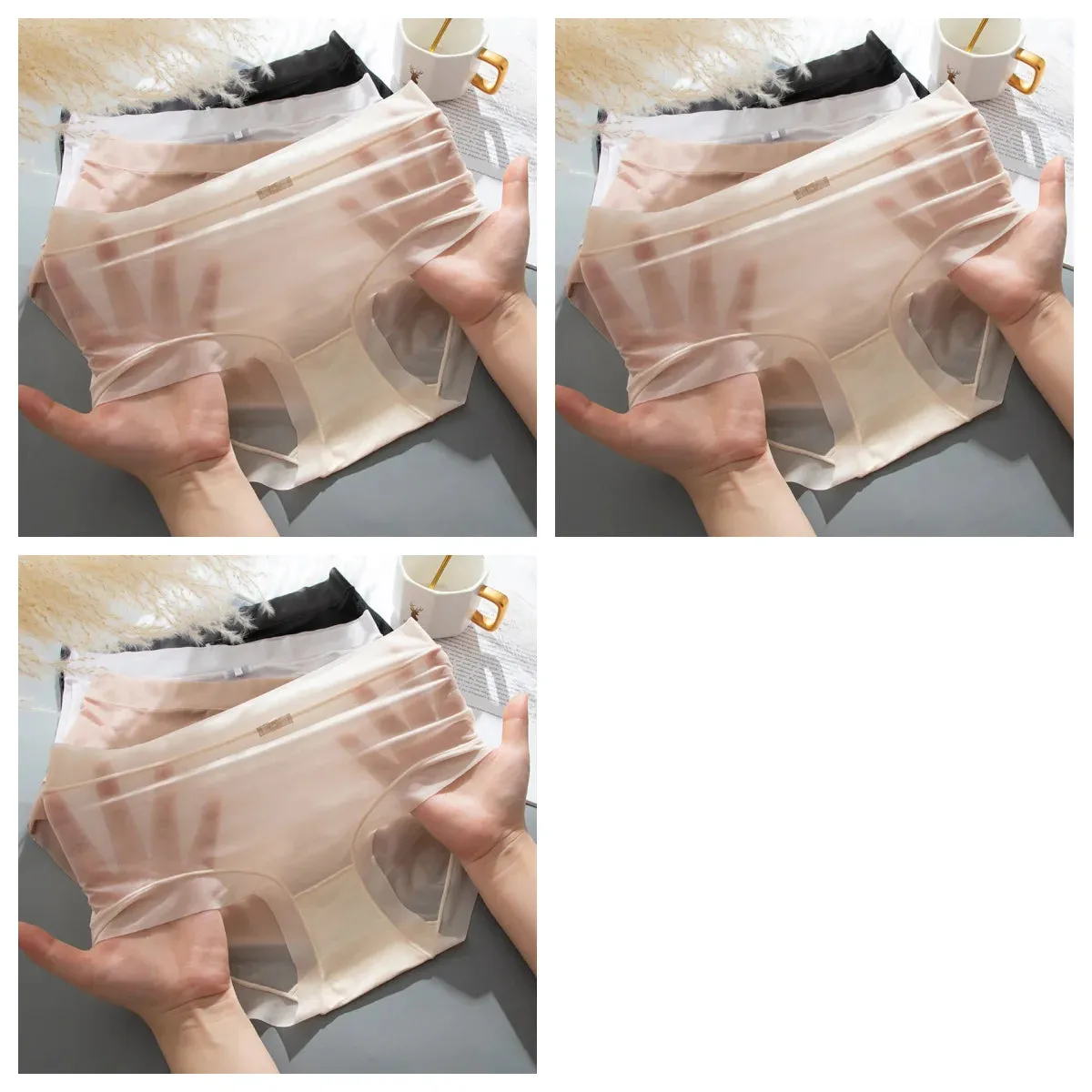 Women Thin Silky Panties