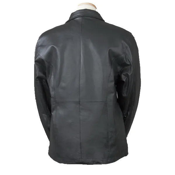 Women's Fitted Leather Jacket (Bullet Proof)