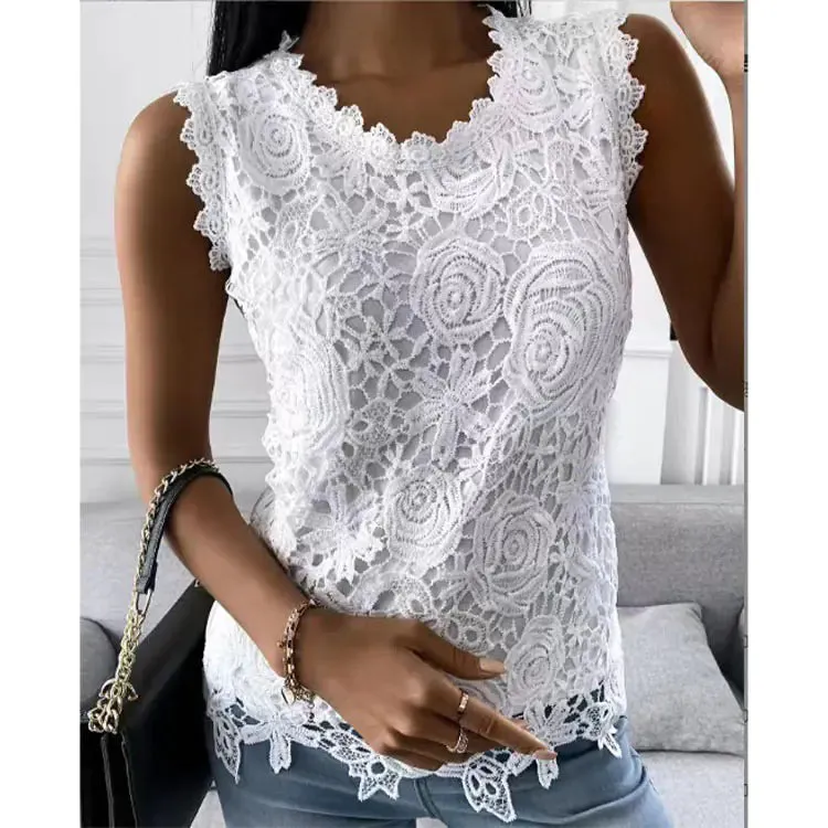 Women's Summer Lace Vest Tops