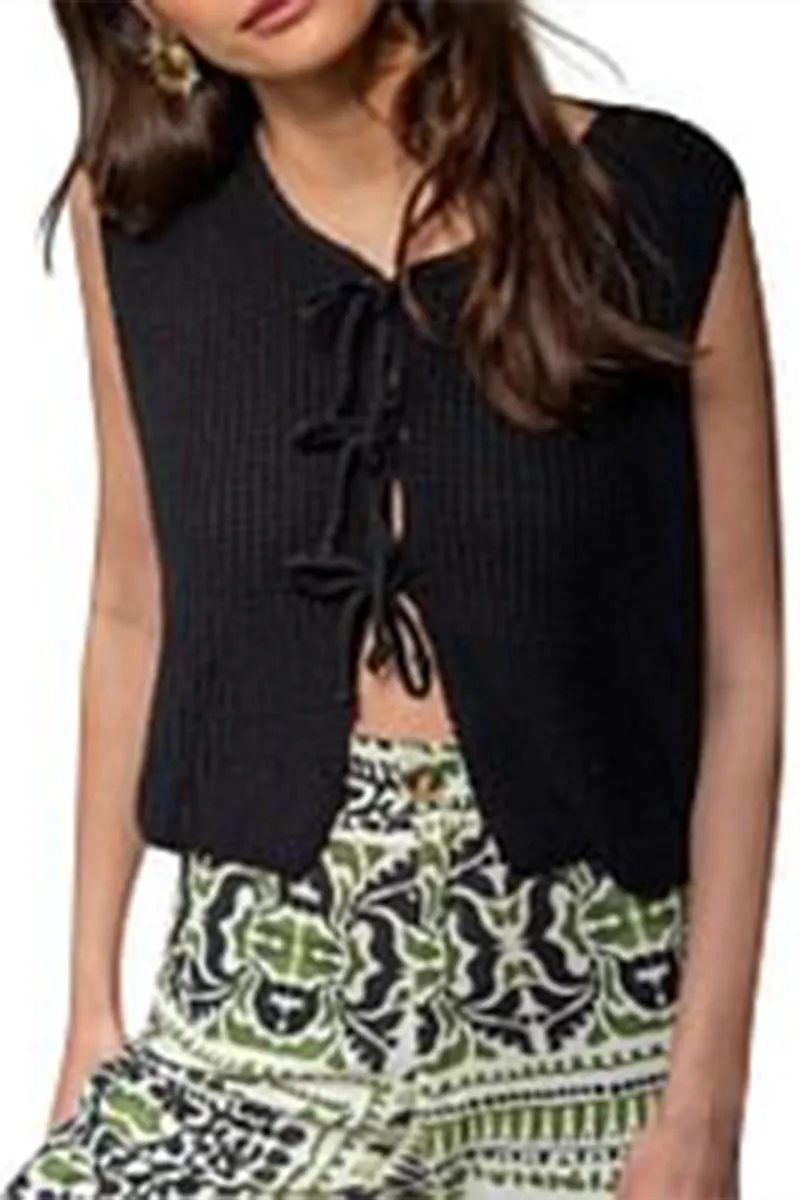 WR3255 Knitted Sleeveless Vest