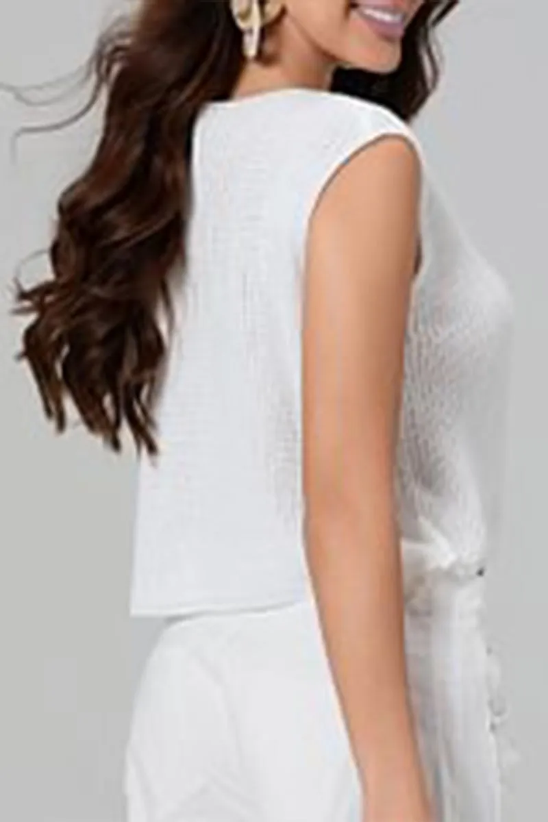WR3255 Knitted Sleeveless Vest