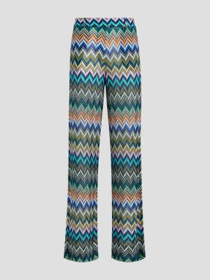 Zigzag Straight Trousers