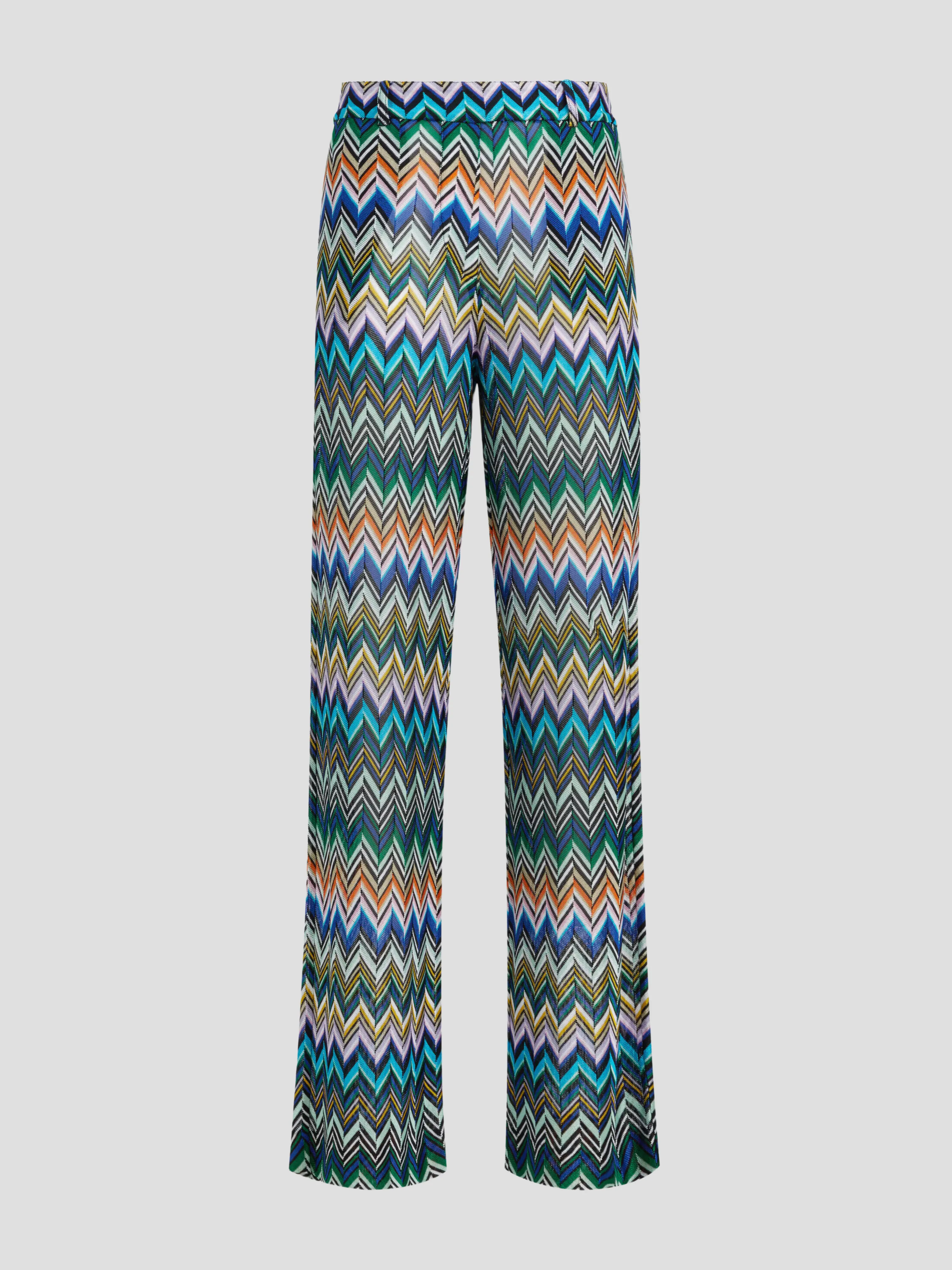 Zigzag Straight Trousers